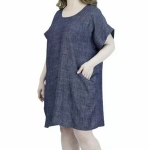 #NWT Studio One Womens 2 XL Relaxed Kimono Shortsleeve Dress